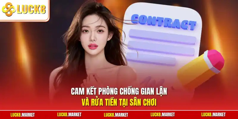 Cam kết phòng chống gian lận và rửa tiền tại sân chơi